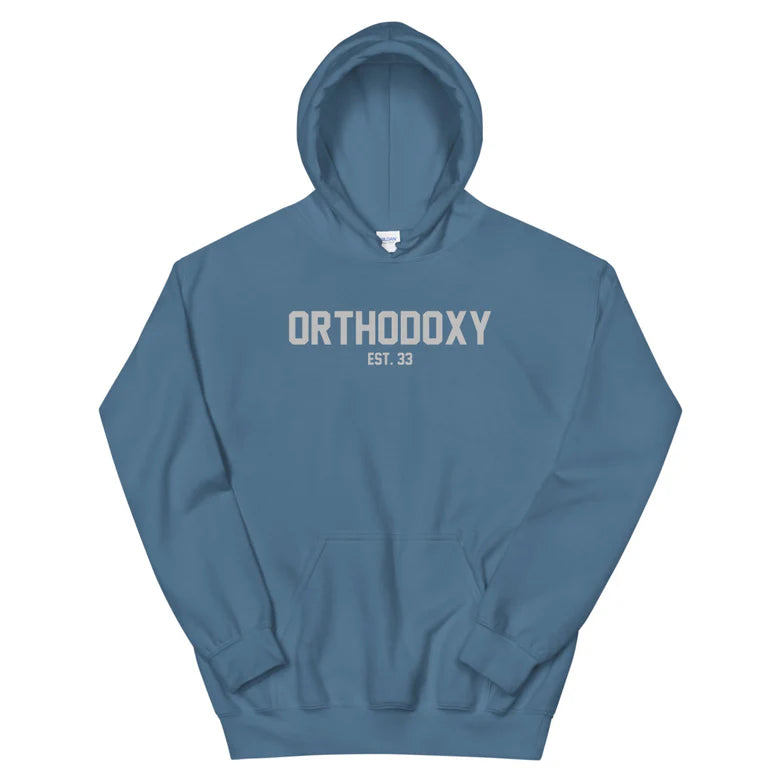Толстовка с капюшоном Orthodoxy Uni-Sex Blue