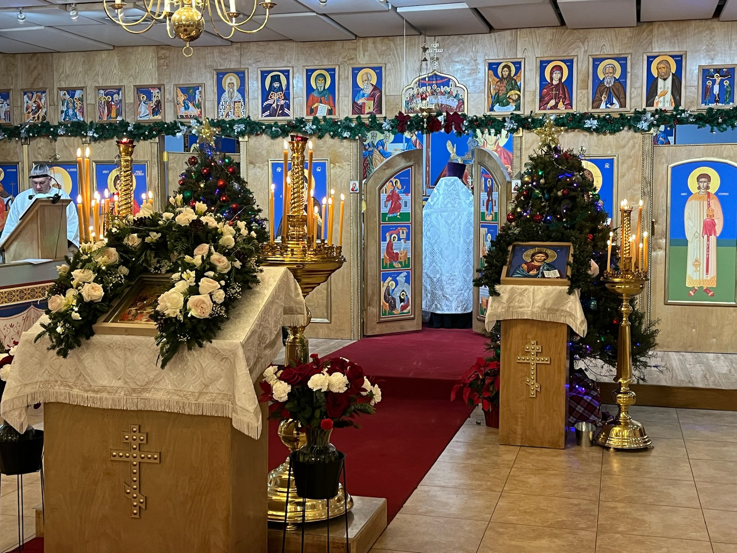 Candle Placed at Right Side: Christ the Savior