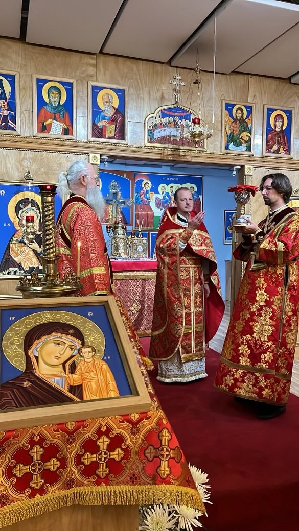 Candle Placed at Left Side: Mary the Mother of God