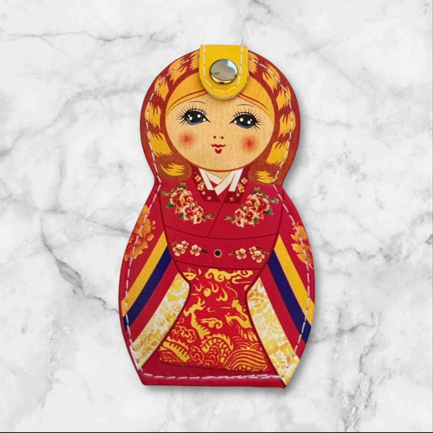 Russian Matryoshka Manicure & Grooming Kit – Red