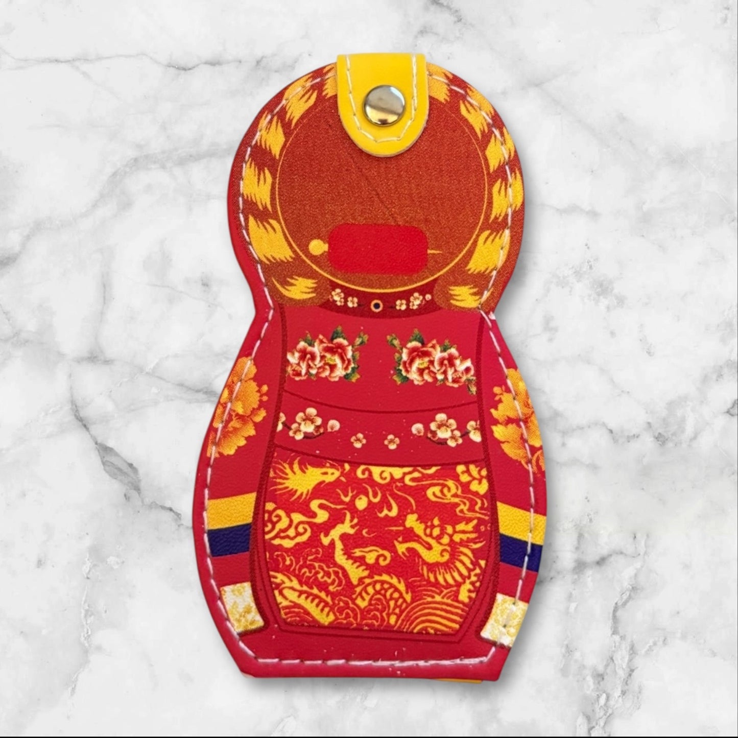 Russian Matryoshka Manicure & Grooming Kit – Red