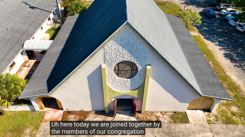 Picnic at Future Orthodox Cathedral in Deerfield Beach, Florida