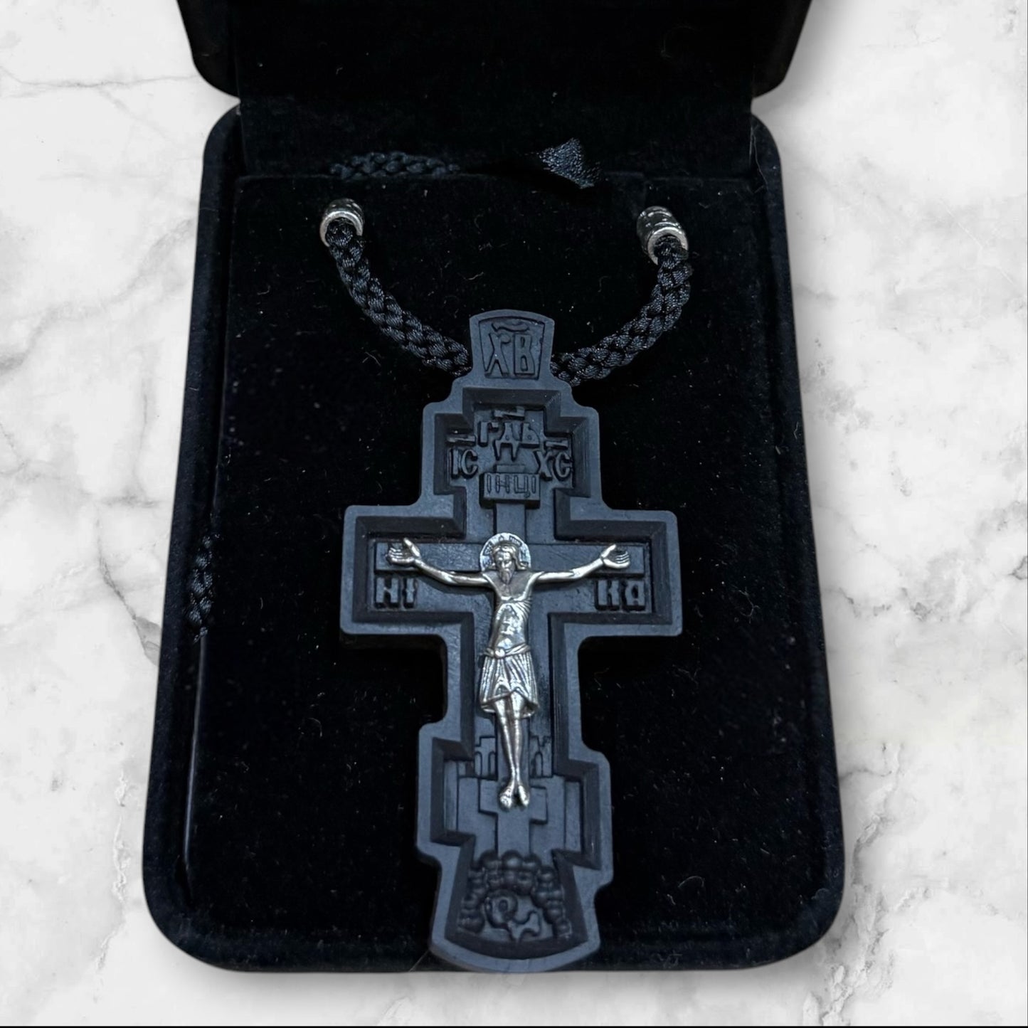 Cross Neck Pendant with Silver Crucifix