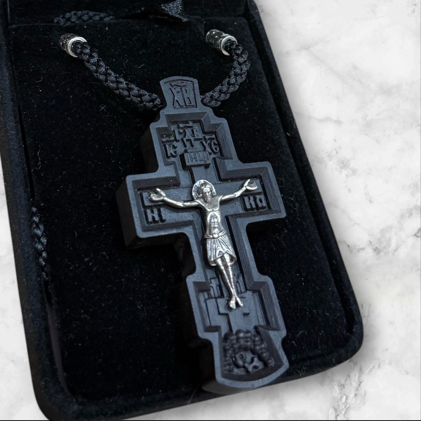 Cross Neck Pendant with Silver Crucifix