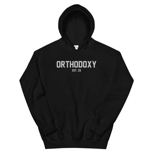 Толстовка с капюшоном Orthodoxy Uni-Sex, черная